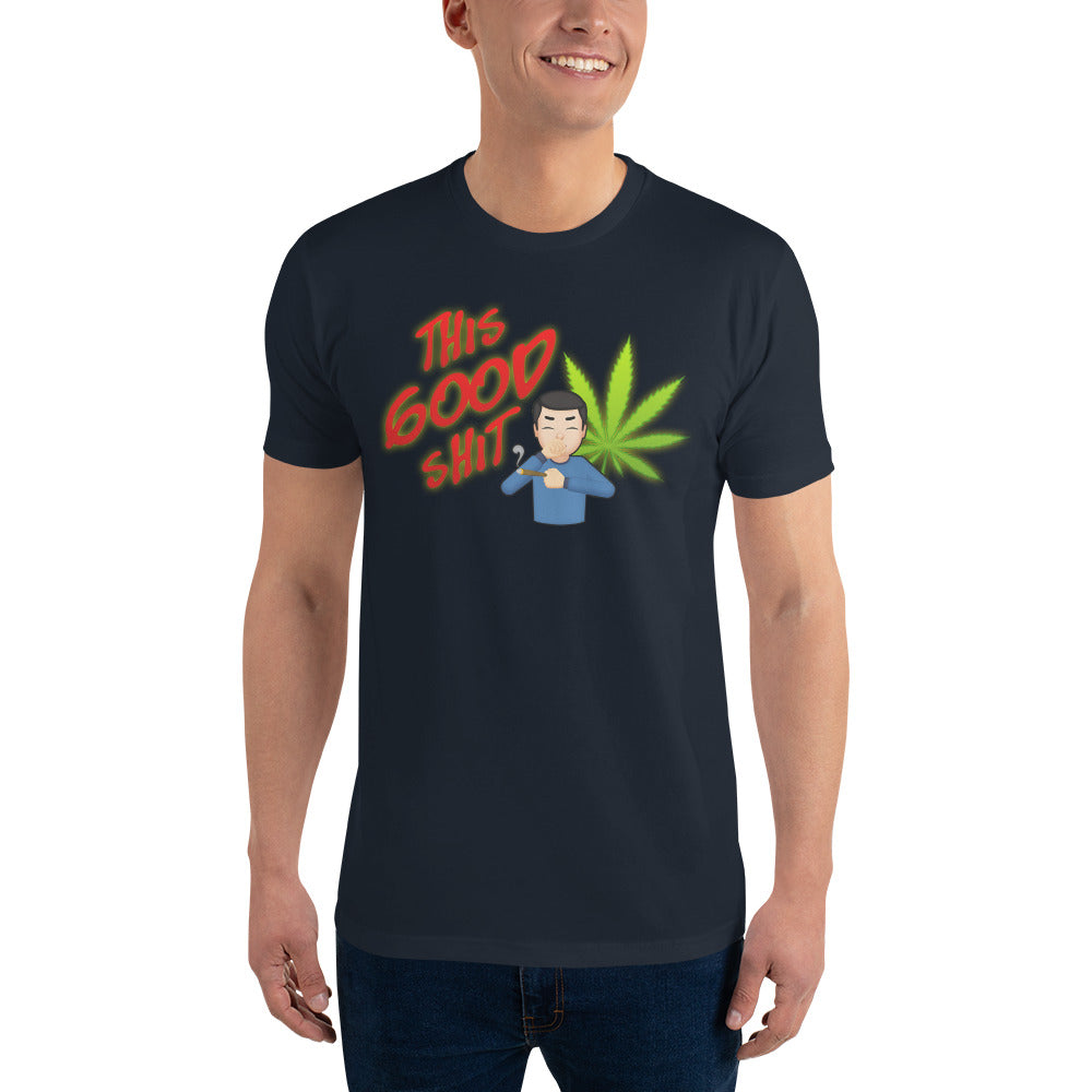 Emoji Weed Cannabis Sativa Indica Blunt Joint Bong Dispensary Festival Fun Tshirt