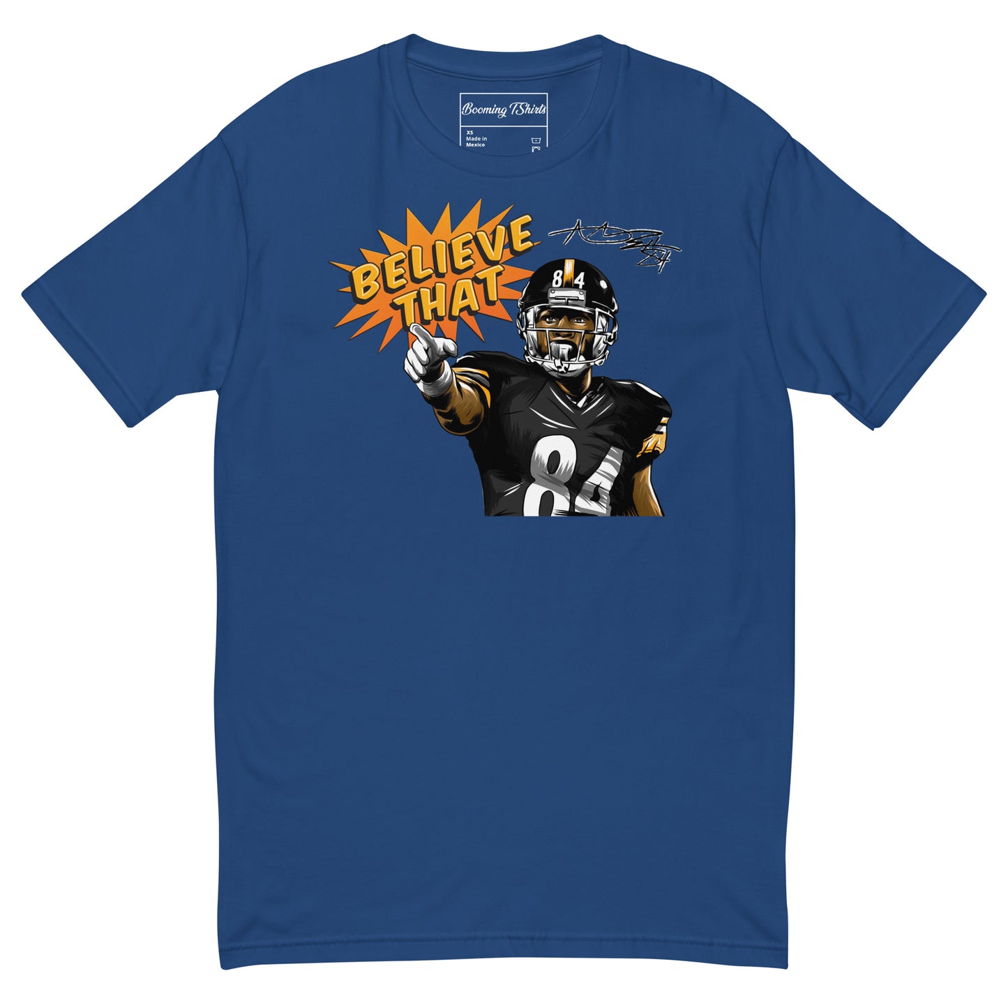 Premium Official Licensed Pittsburgh Steelers Antonio Brown NFL Tshirt For Men