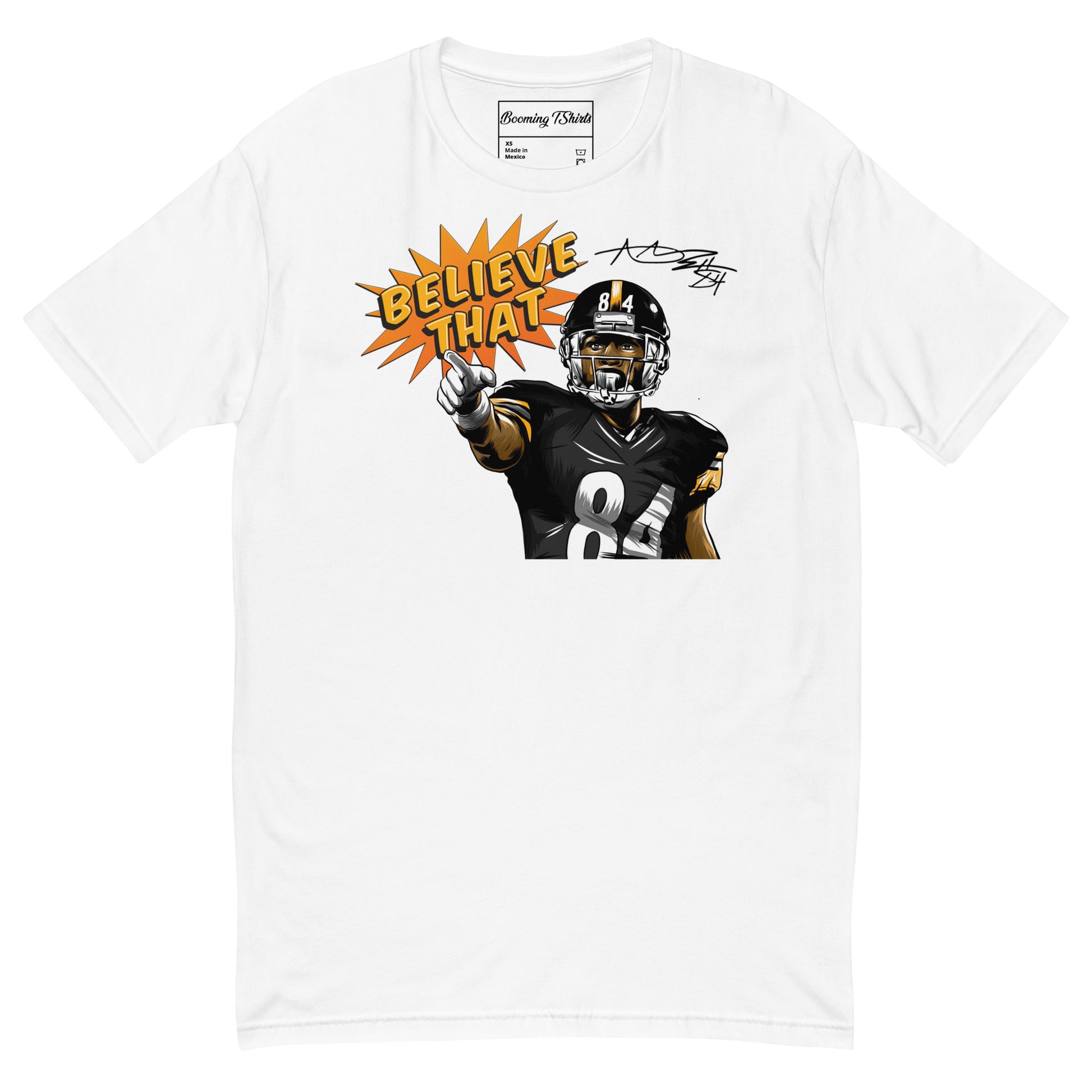 Premium Official Licensed Pittsburgh Steelers Antonio Brown NFL Tshirt For Men